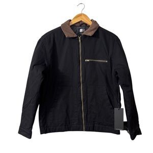 Lira Black Jacket Bomber Utility Black Size small new